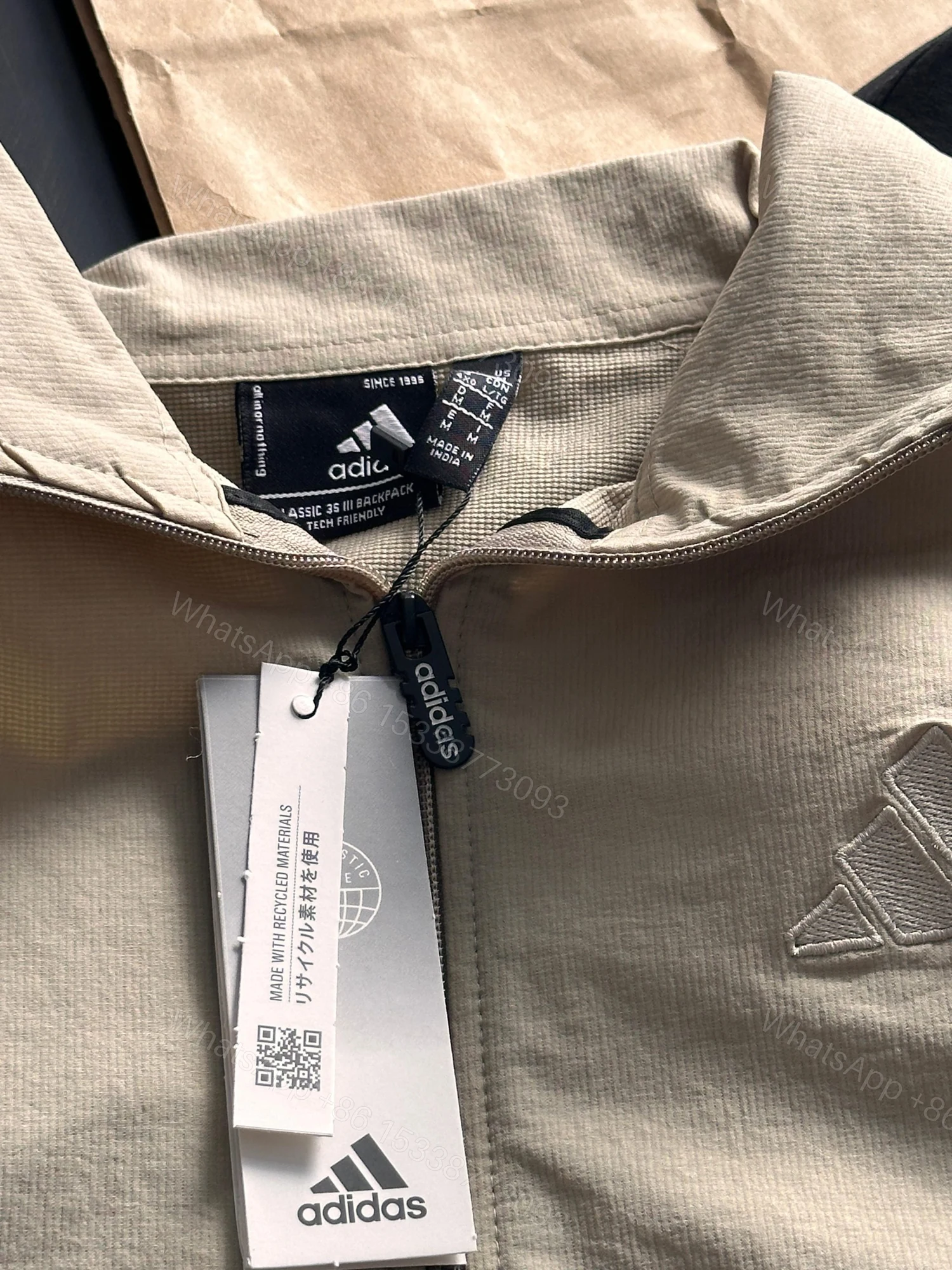 View 7 of FIRST COPY ADIDAS FABRIC- Nylon crush terry