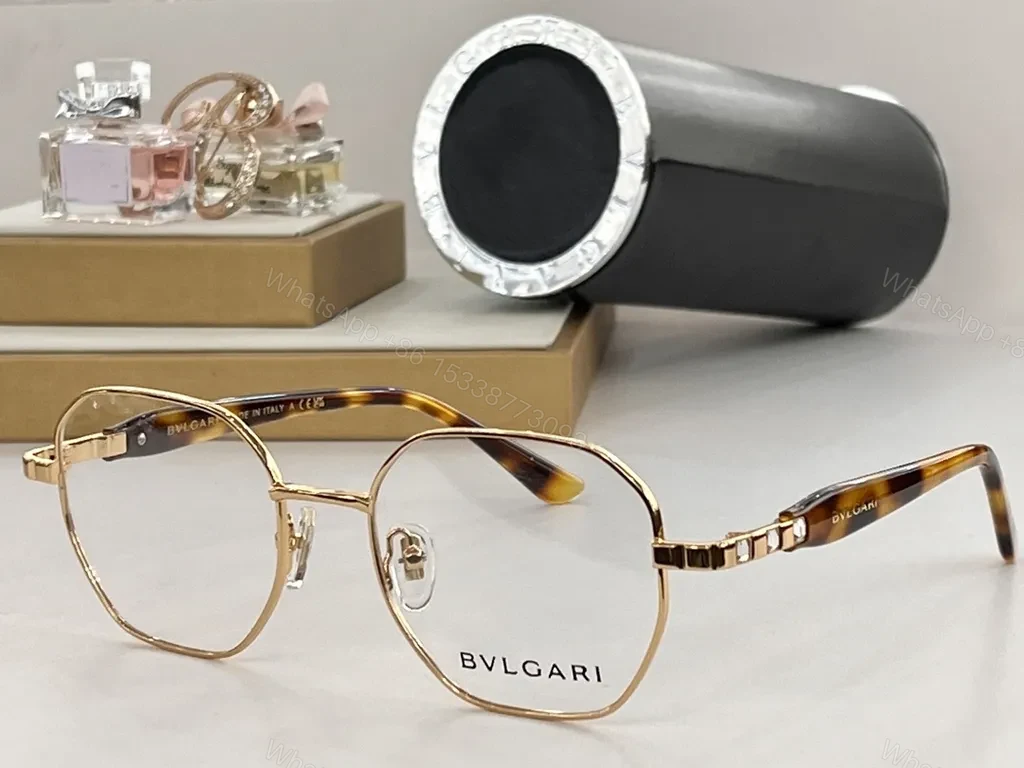 View 9 of Gunmetal BVLGARI Metal Eyewear: Luxe Designer Frames