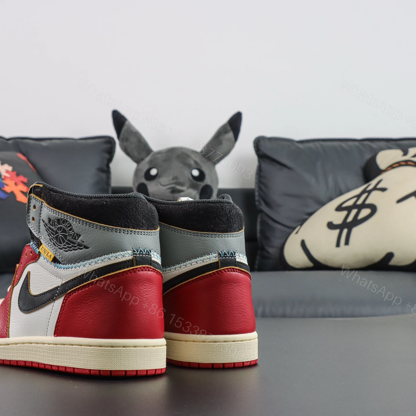 View 7 of Union LA x Air jordan 1 “Chicago/Shadow” 2025 Replica