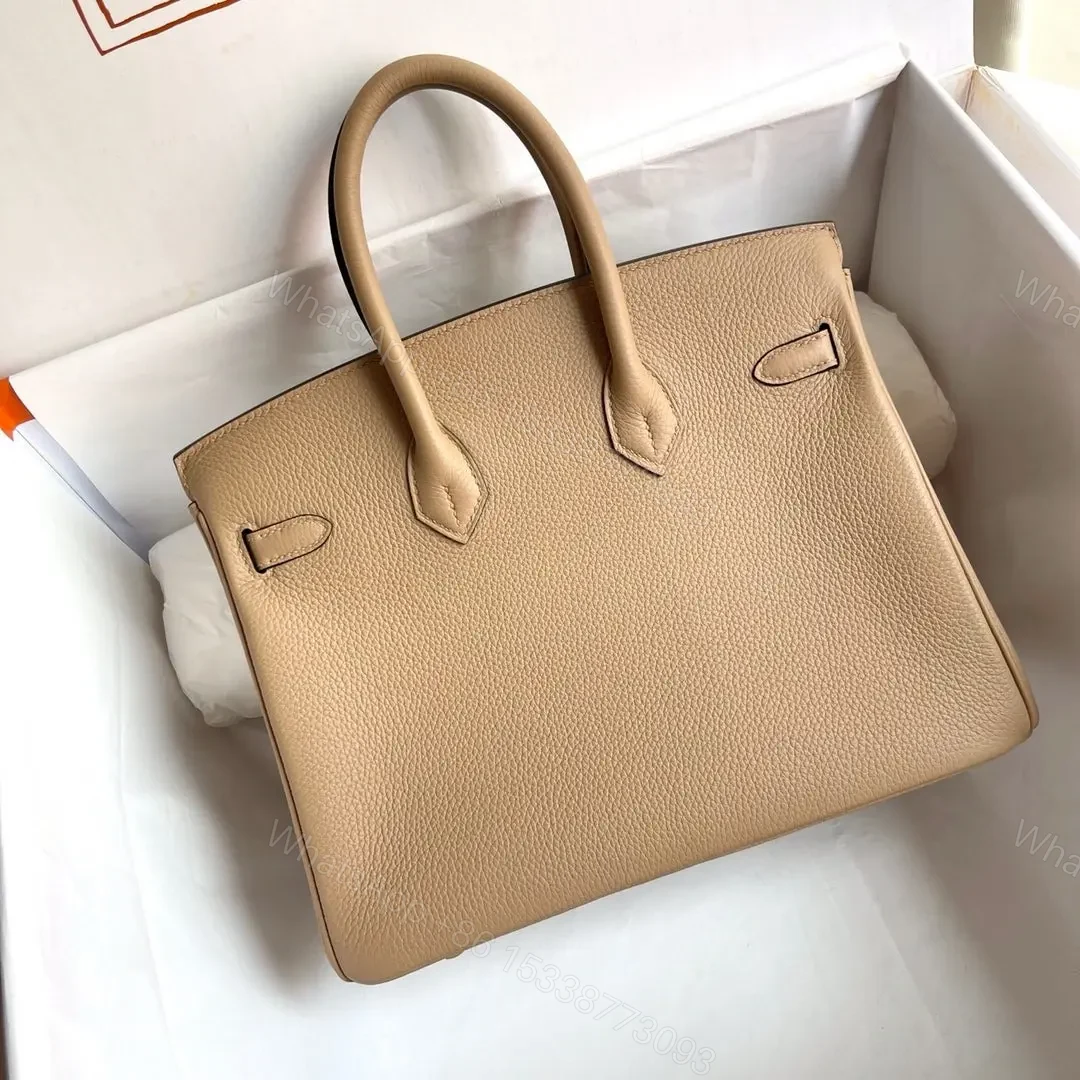 View 4 of HN Birkin Beige Togo 25 Gold Hardware