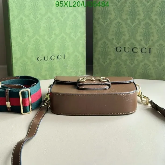 View 3 of Gucci Horsebit 1955 Leather Shoulder Bag Knockoff, UB54845 – Premium AAAA