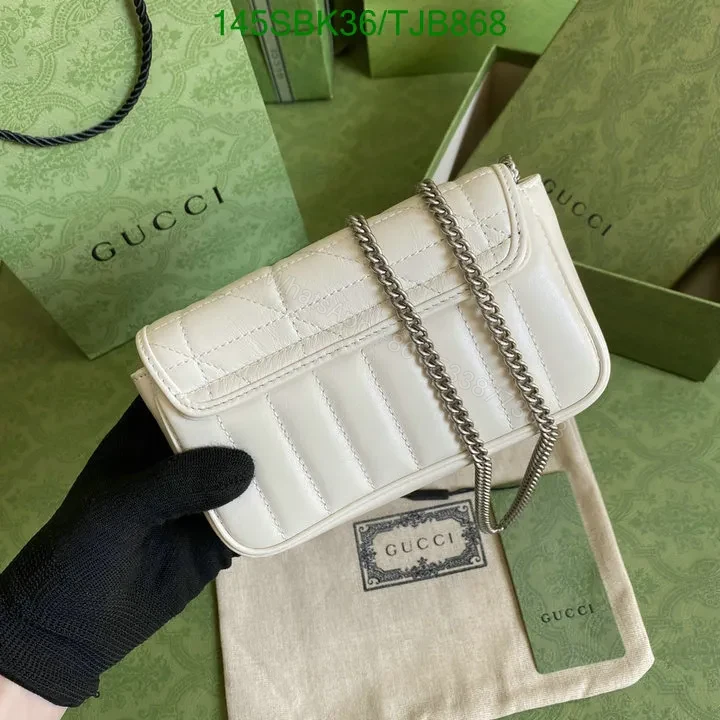 View 13 of Gucci Super Mini Bag in Blue Matelassé Chevron Leather with Silver-Toned Hardware 496474