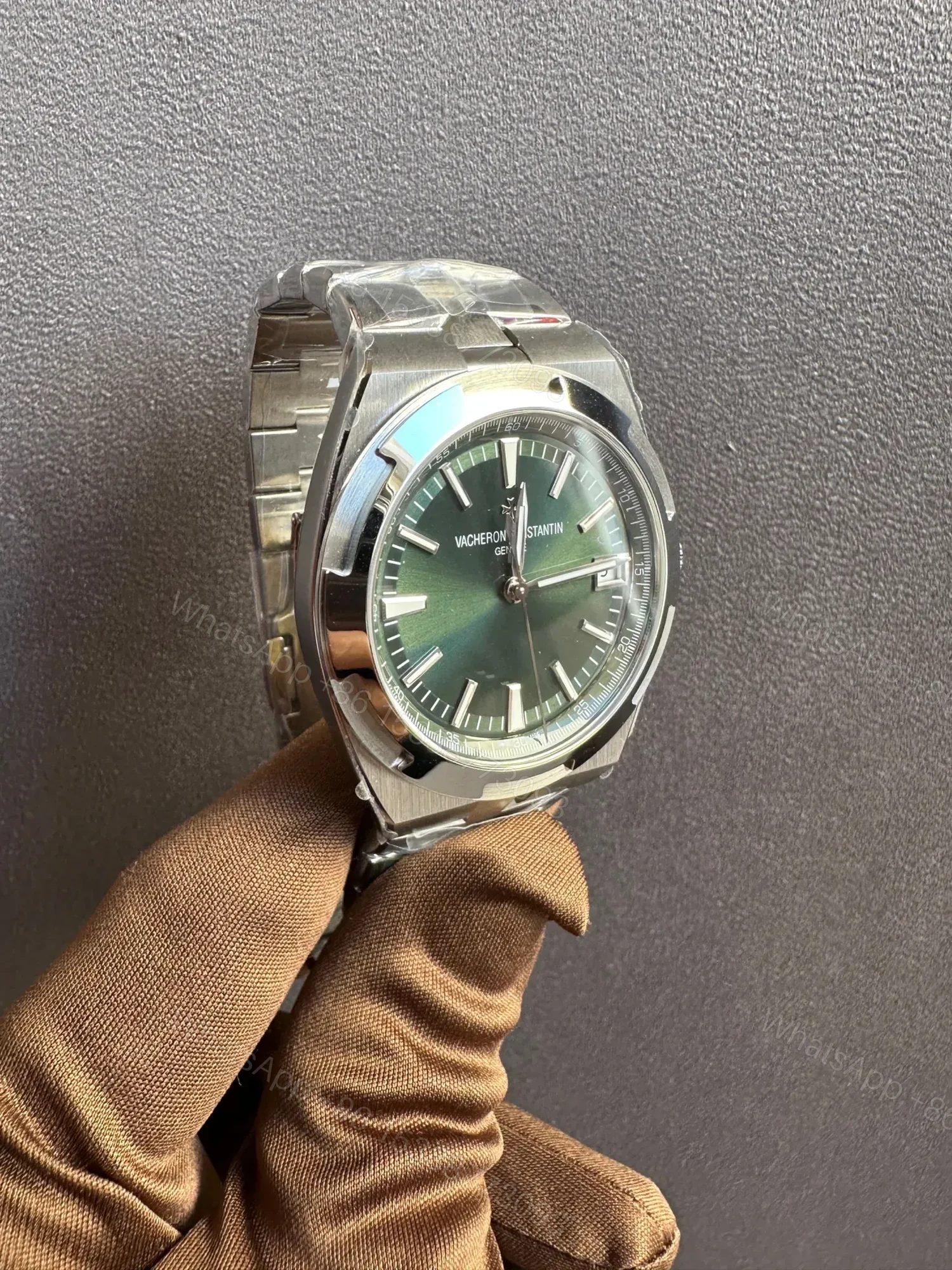 View 2 of Vacheron Constantin Overseas Green Dial