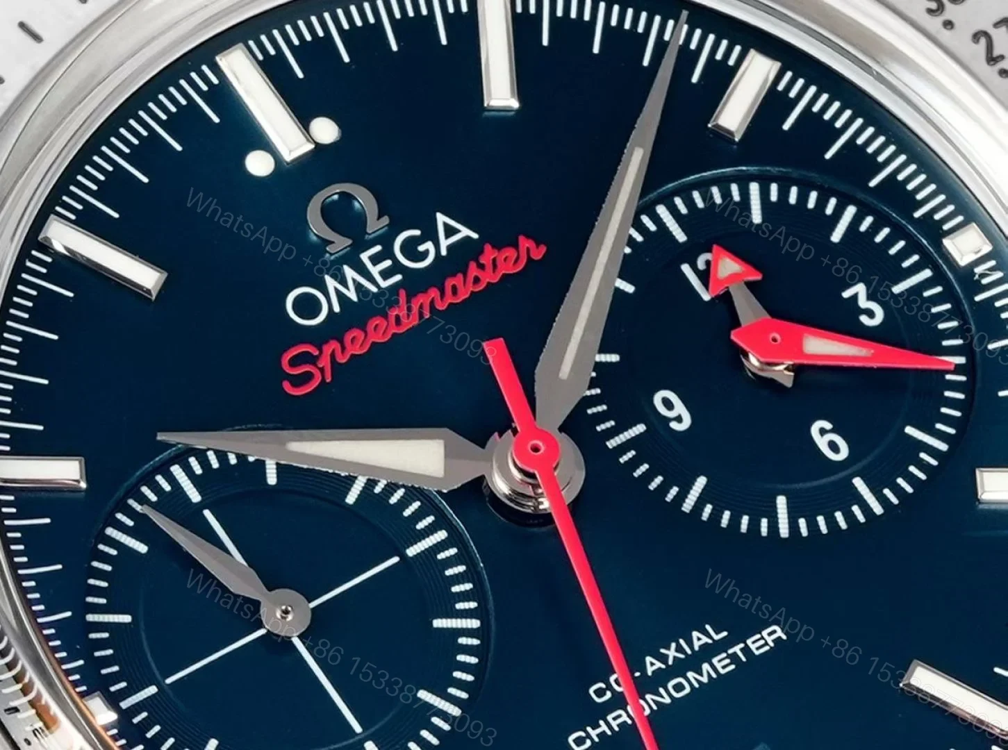 View 4 of Omega Speedmaster 57 Blue Replica Steel Bracelet 42MM Premium 331.10.42.51.03.001