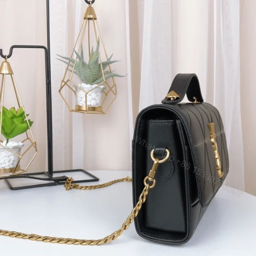 View 2 of Saint Laurent Niki Chain Bag Purchase Gold Hardware Black 22Cm