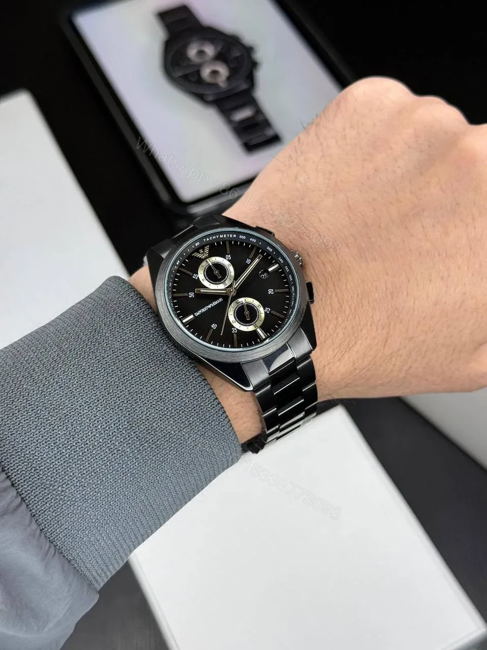 View 2 of Emporio Armani Classic Round