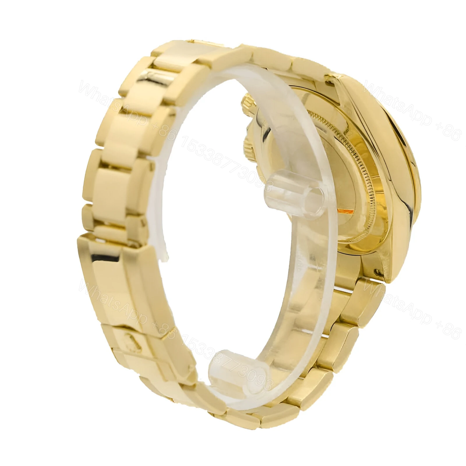 View 3 of Rolex Daytona Cosmograph 116528 Yellow Gold White Dial Oyster Replica