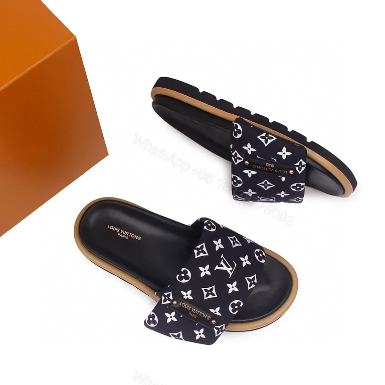 View 8 of Bold Monogram Slide-Ons: All-Season Comfort