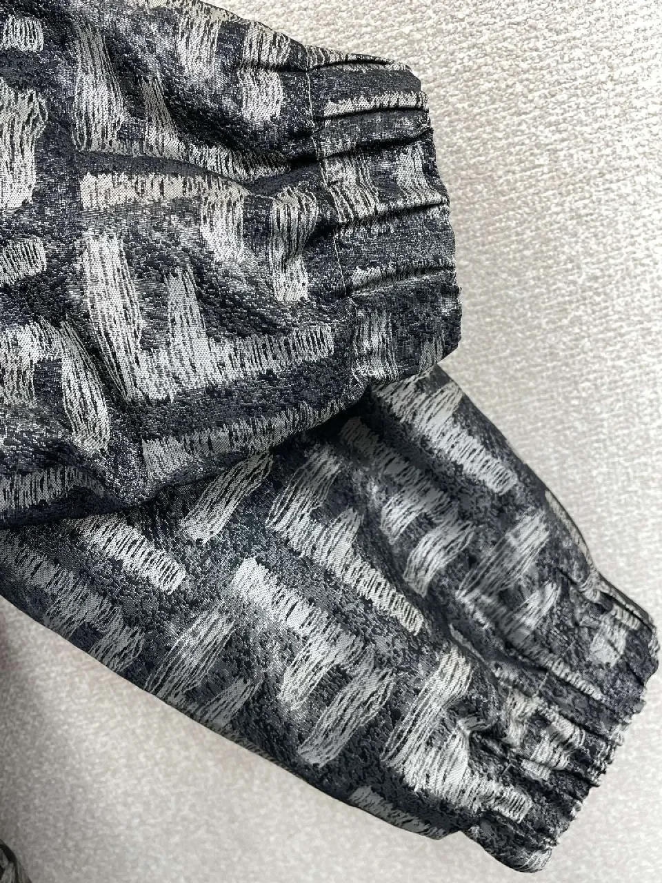 View 9 of Hooded Zip Jacket — Signature Pattern, All-Season Comfort