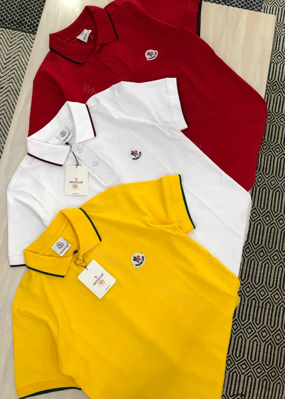 View 7 of FIRST COPY MONCLER FABRIC COTTON LYCRA POLOS T-SHIRT