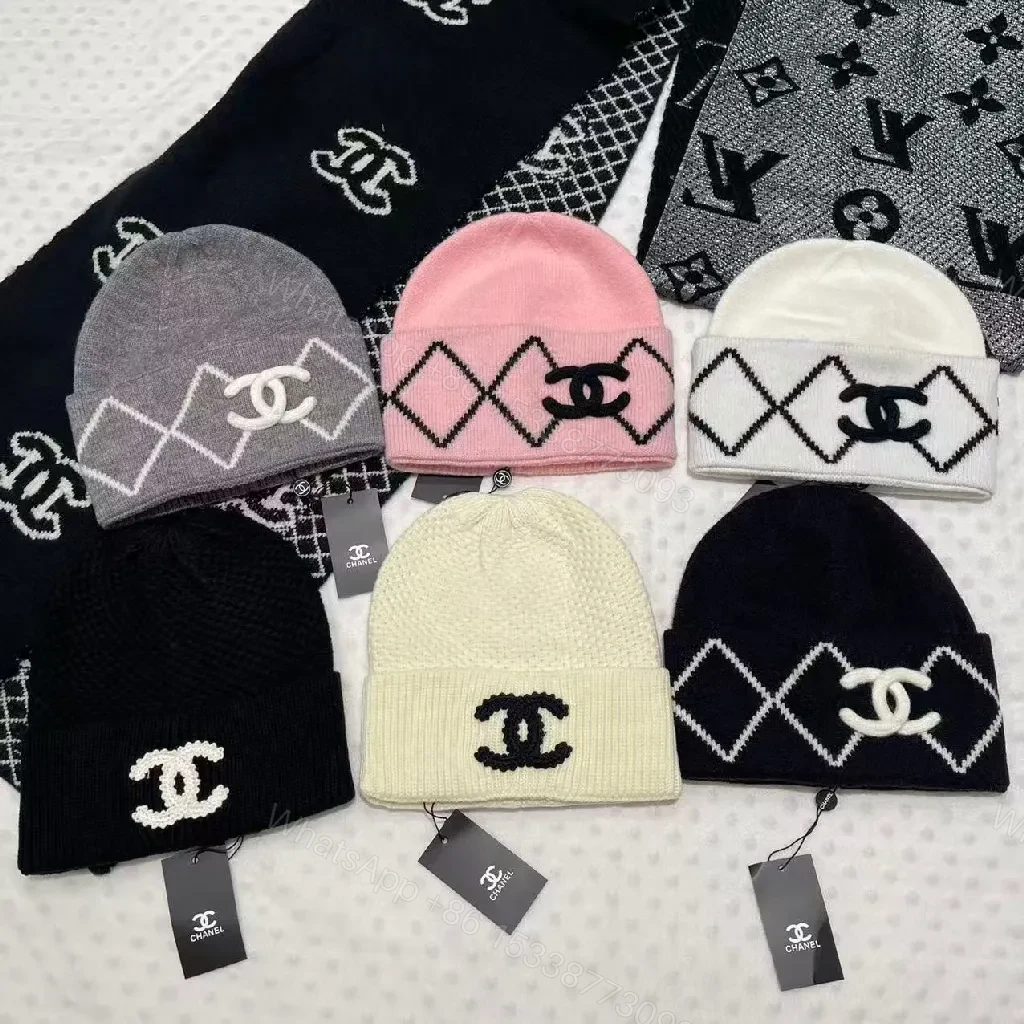 View 4 of Chic Knit Beanie: Luxe Texture, Subtle Embroidery, All-Season Style