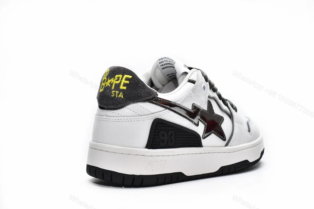 View 7 of A Bathing Ape Bape SK8 Sta White Silver 001FWH801020_WHT_A