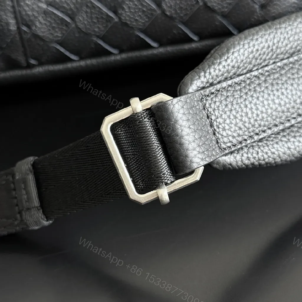 View 5 of Compact Leather-Woven Backpack: Sleek Everyday Luxury