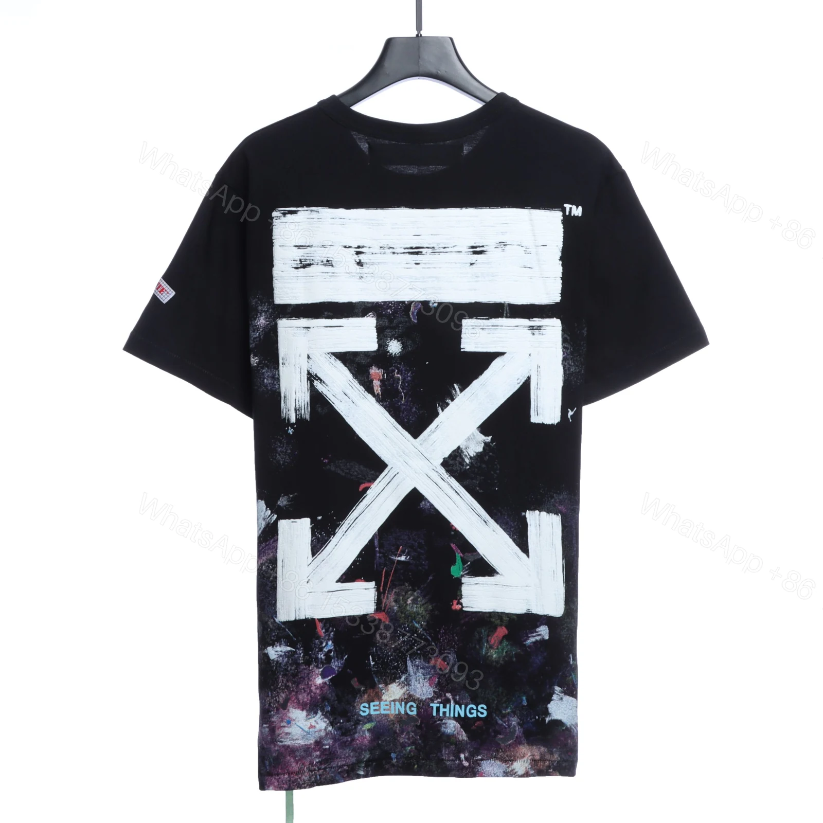 View 4 of Off-White Fireworks T-Shirt Black