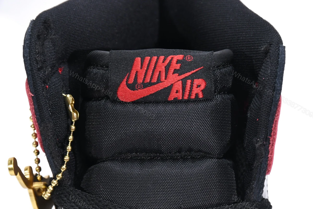 View 7 of Air Jordan 1 High OG Bred Patent 555088-063