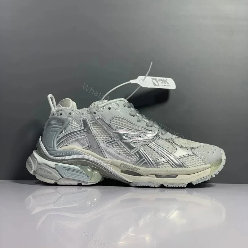 Balenciaga Runner White Grey Silver (Women's) — view 1
