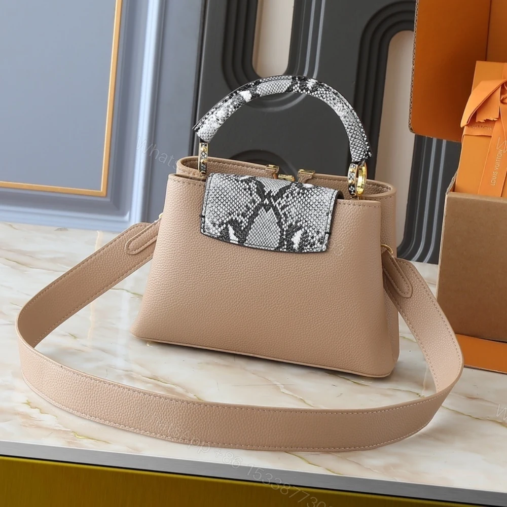 View 3 of Louis Vuitton Capucines BB Brown 27Cm N92041