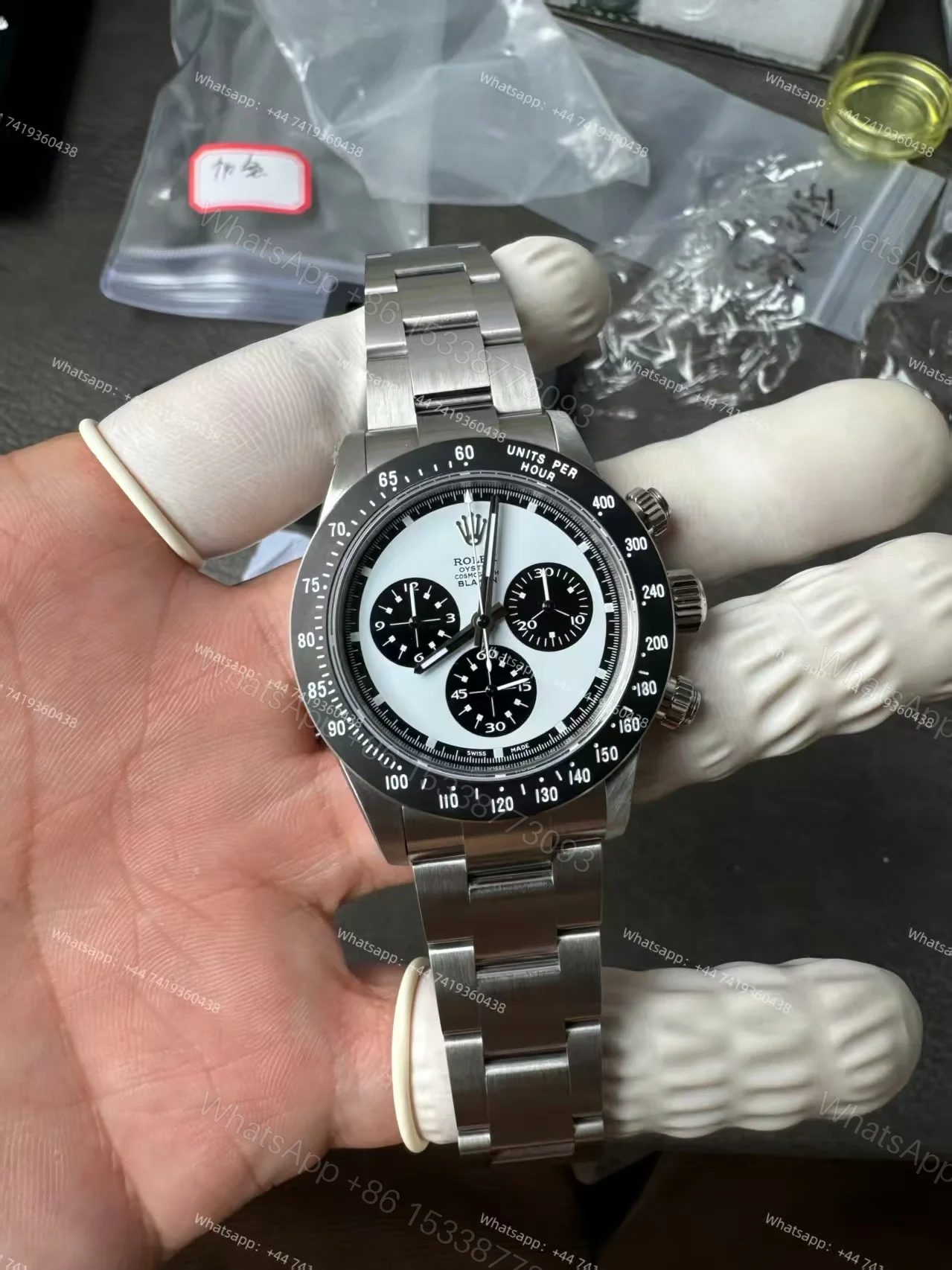 View 3 of Rolex Daytona 116500 Customization Blaken Paul Newman 4130 Movement Best Super Clone