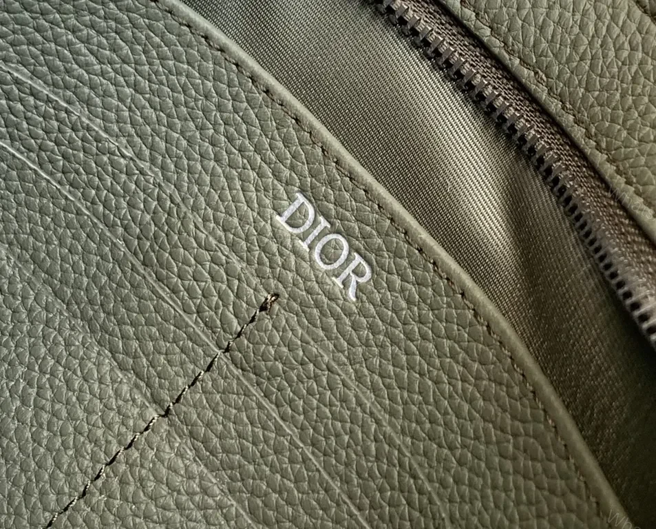 View 7 of Compact Dior-Texture Wallet: Leather, Bi-Fold, Premium Finish