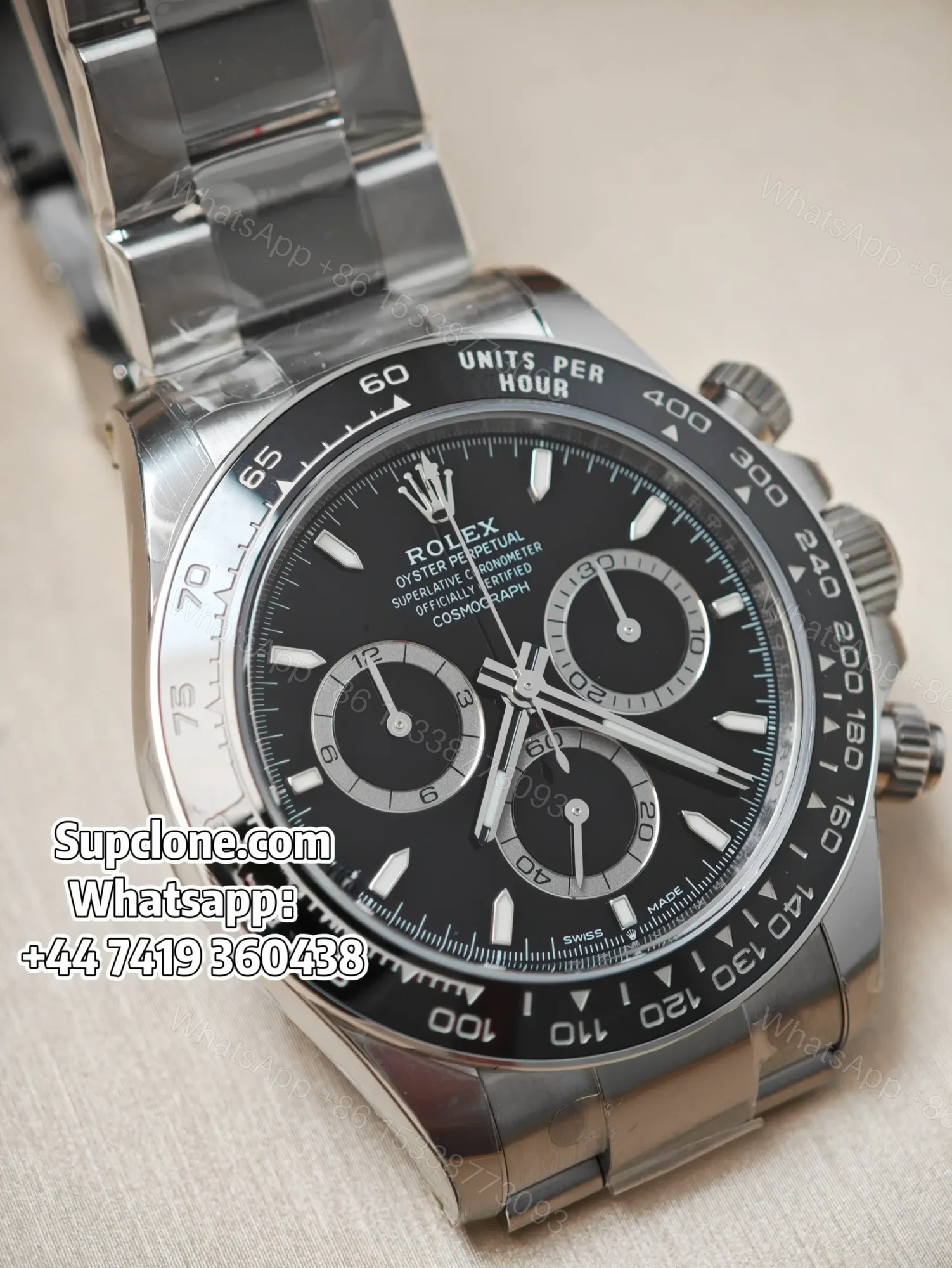 View 4 of Rolex Super Clone 1:1 Daytona M126500ln-0002 4131 Movement