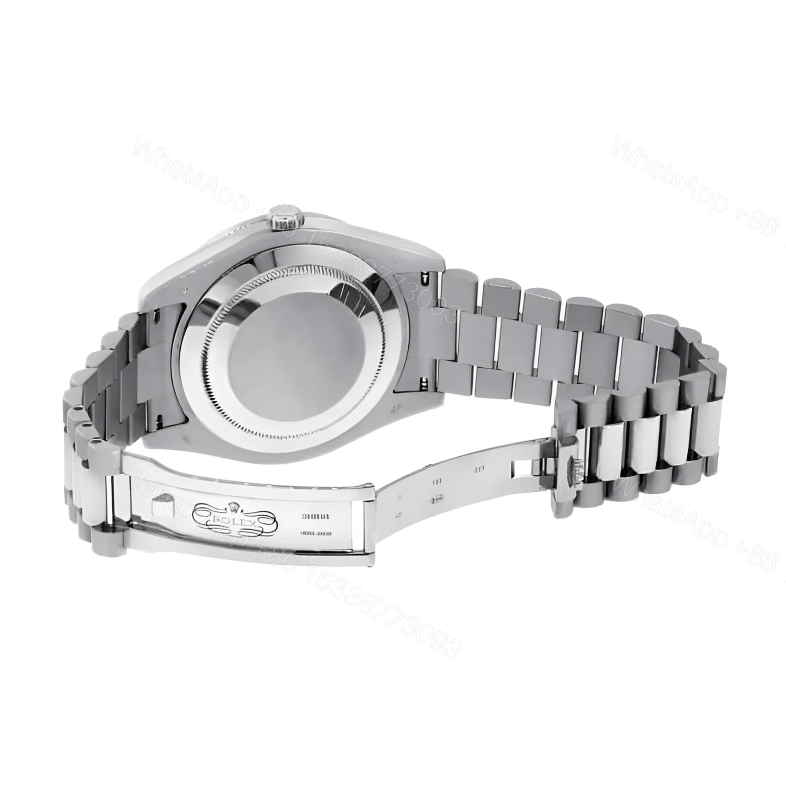 View 3 of Rolex Day-Date White Diamond Replica