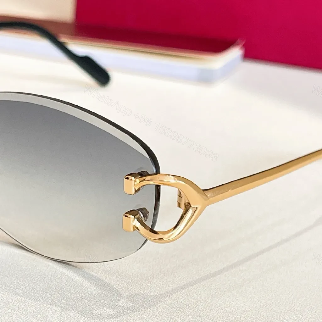 View 8 of Magenta Cart-Inspired Case + Rimless Glasses Set