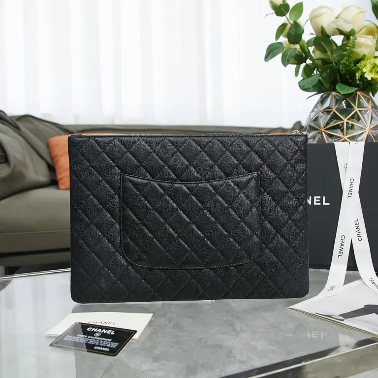 View 4 of Quilted Luxury Clutch: Chanel-Inspired Night-Perfect Console