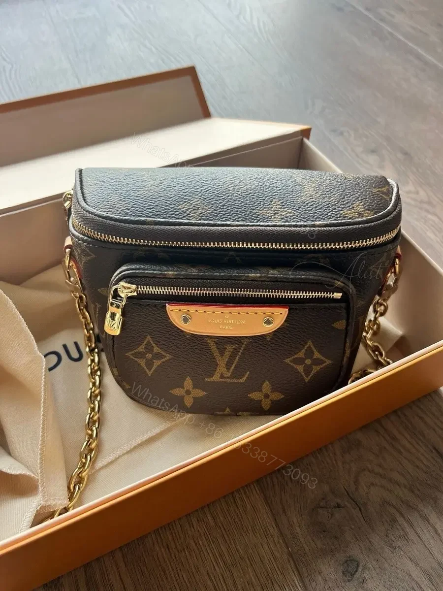 View 2 of Louis Vuitton Mini Bumbag in Monogram canvas