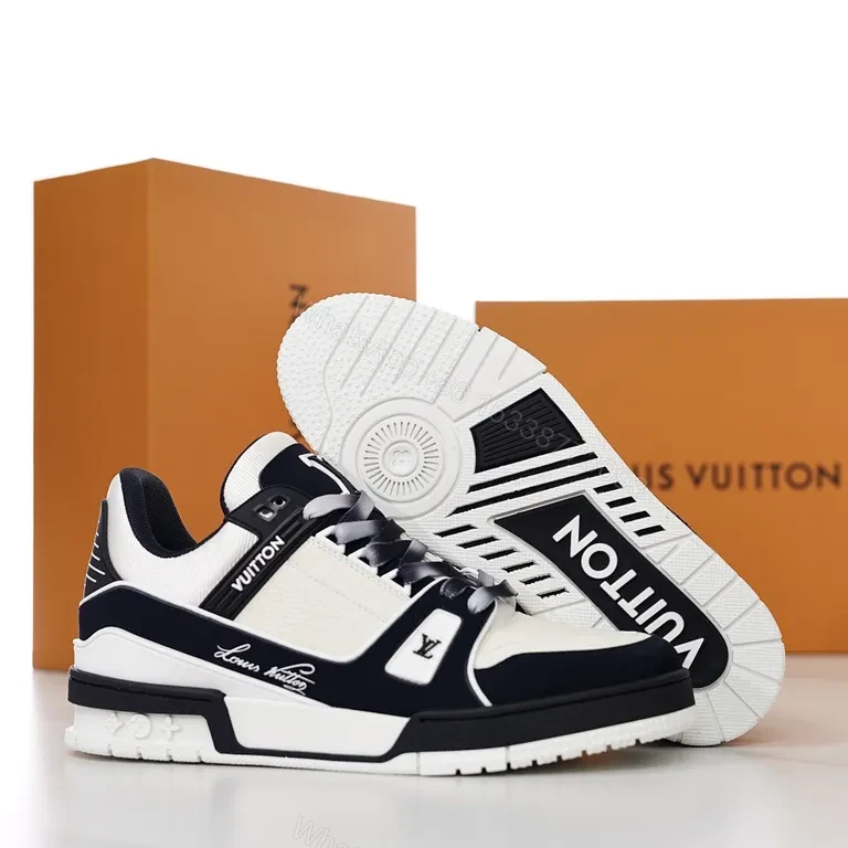 View 7 of Bold Contrast LV Sneaker: All-Day Comfort, Luxury Silhouette
