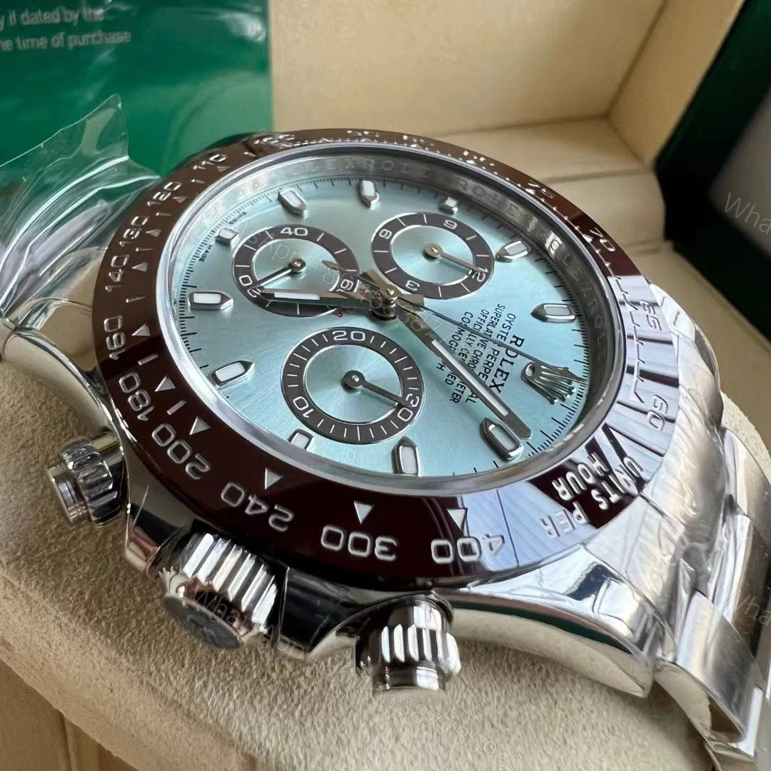 View 4 of Rolex Daytona Ice blue Dial 116506 “Platona”