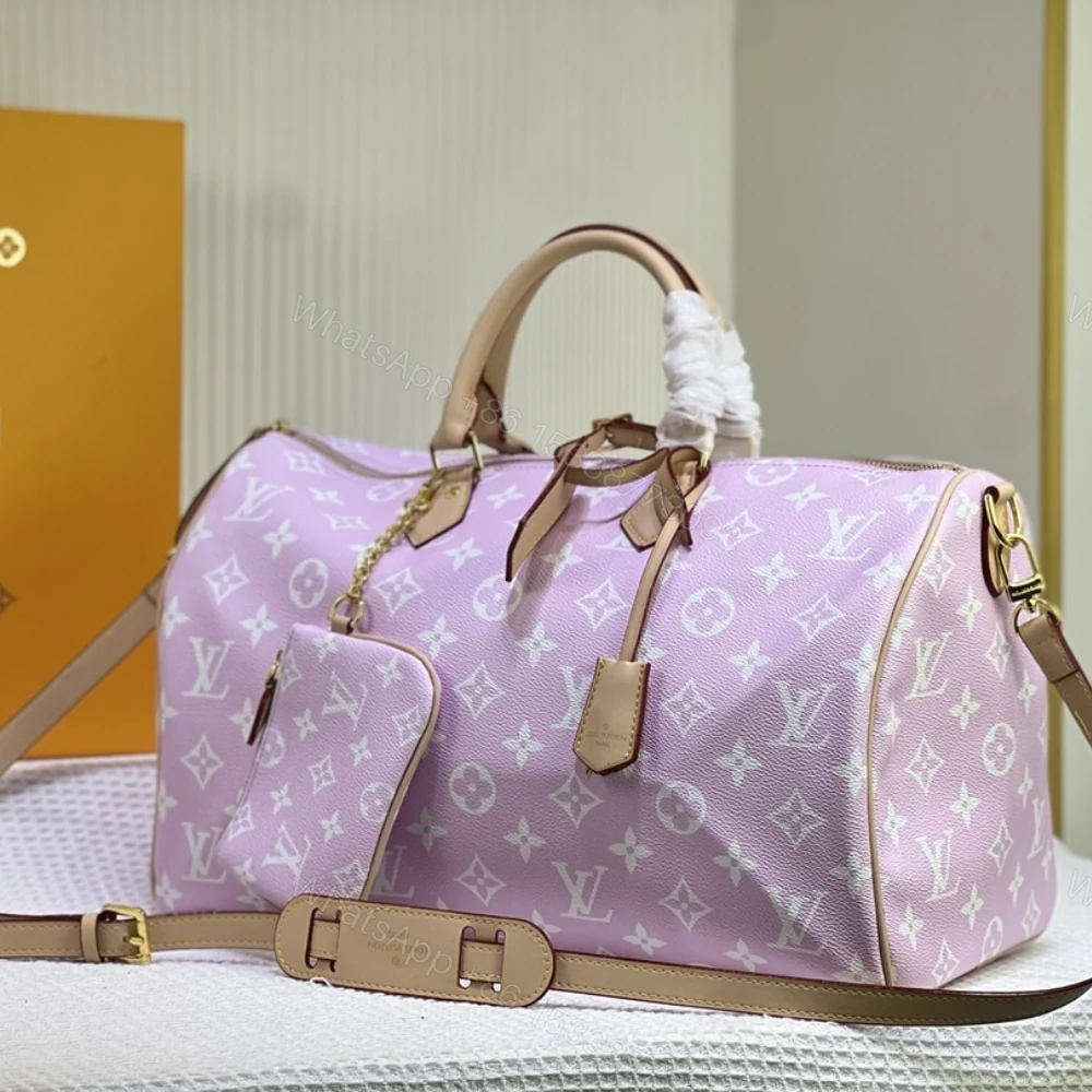 View 3 of Louis Vuitton Speedy P9 Bandoulière 25 Pink 40Cm