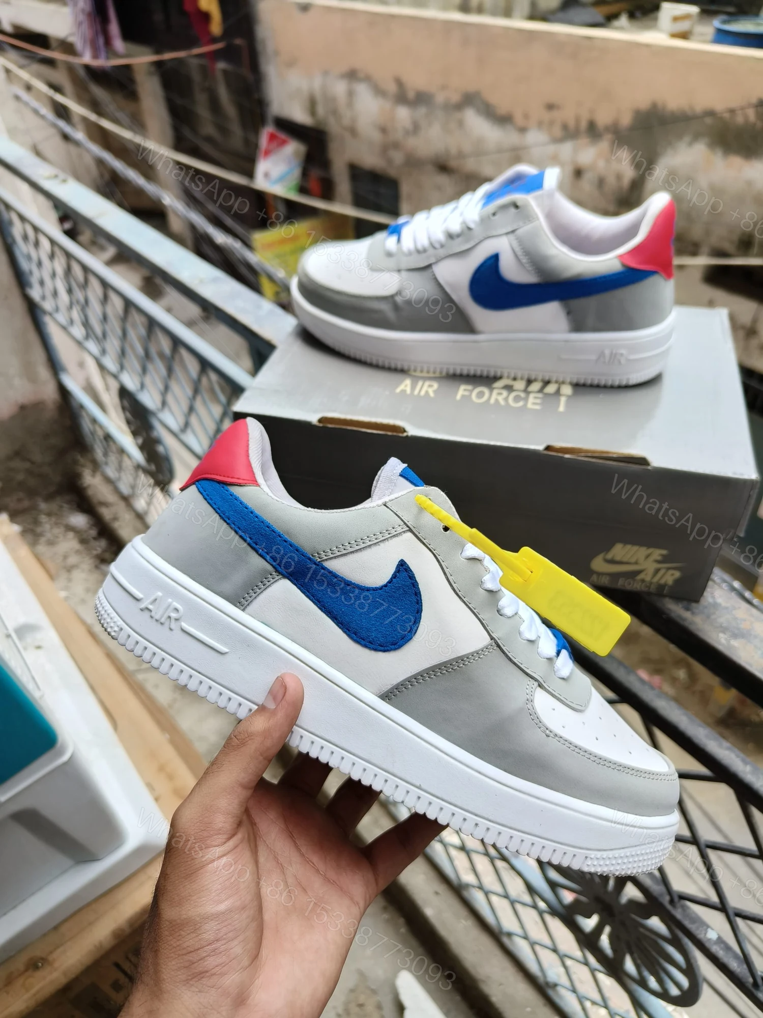 View 11 of BUY FIRST COPY NIKE AF1 UNDEFEATED HH PREMIUM LEATHER SNEAKERS ON SALE