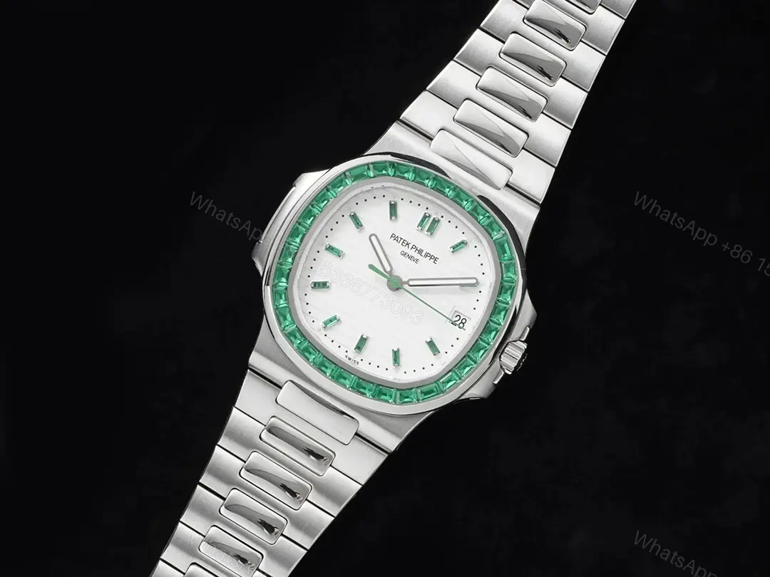 View 2 of Patek Philippe Nautilus 5711 Platinum – Emerald White Dial 5711/113P-001