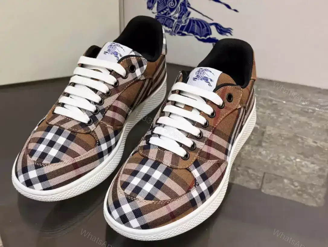 View 6 of BURBERRY TERRACE CHECK SNEAKERS – BBR106