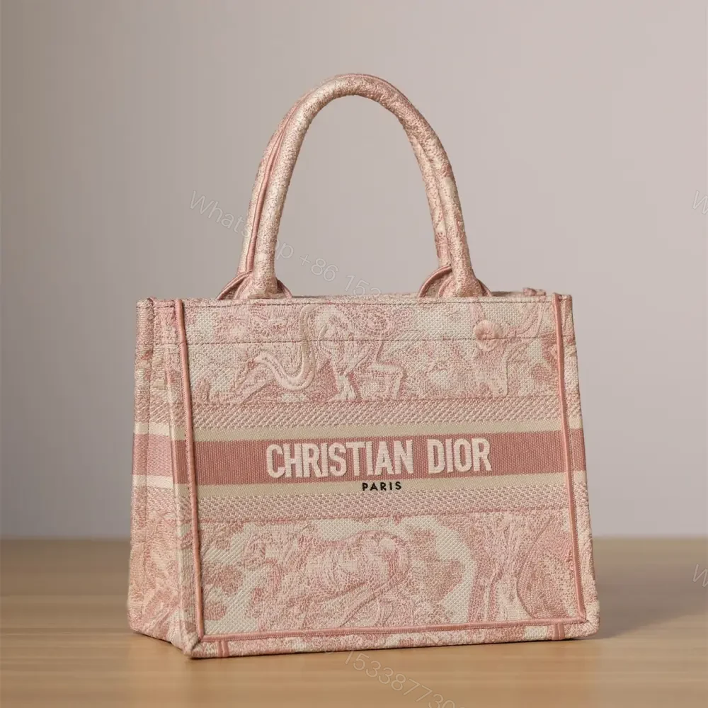 View 3 of 高仿Dior*BookTote系列粉色茹伊手袋