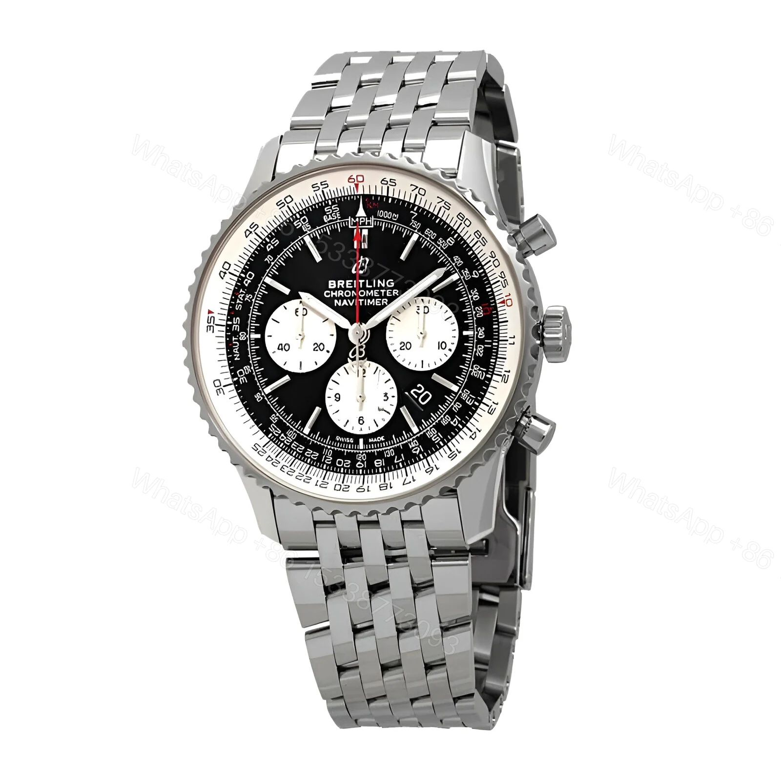View 2 of Breitling Navitimer B01 Black Replica