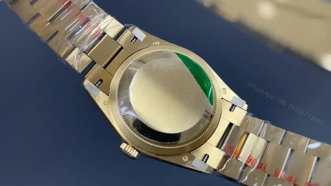 View 6 of Rolex Day-Date 36 Yellow Gold Diamond Green – Ombré President 128348RBR-0068