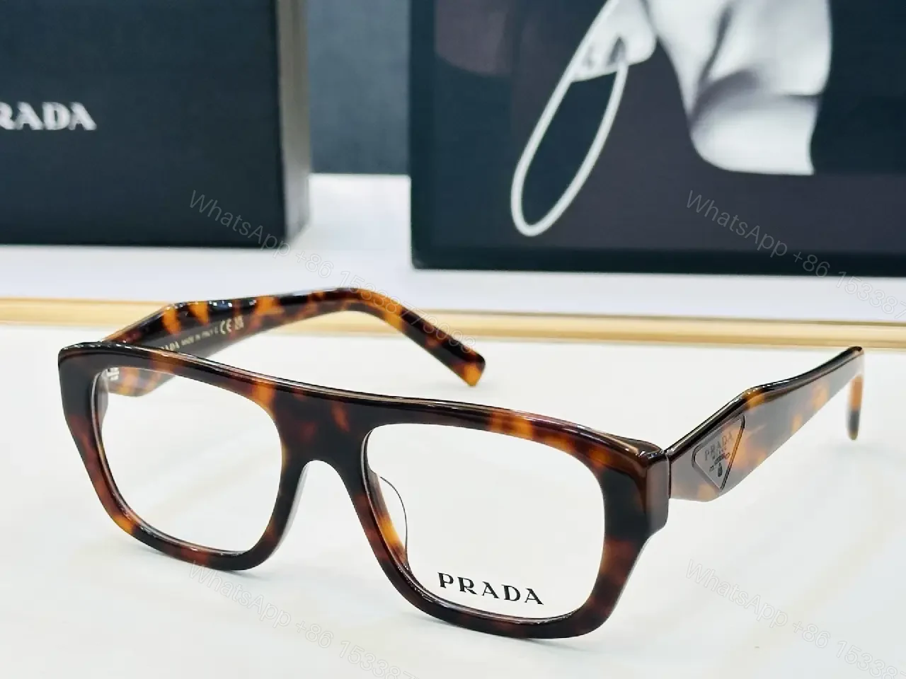 View 3 of Bold Black Acetate Glasses: Modern Luxe Eyewear
