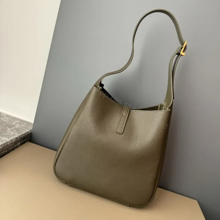 View 9 of Luxy Leather Tote: Minimalist Luxury, Gold Hardware Bag