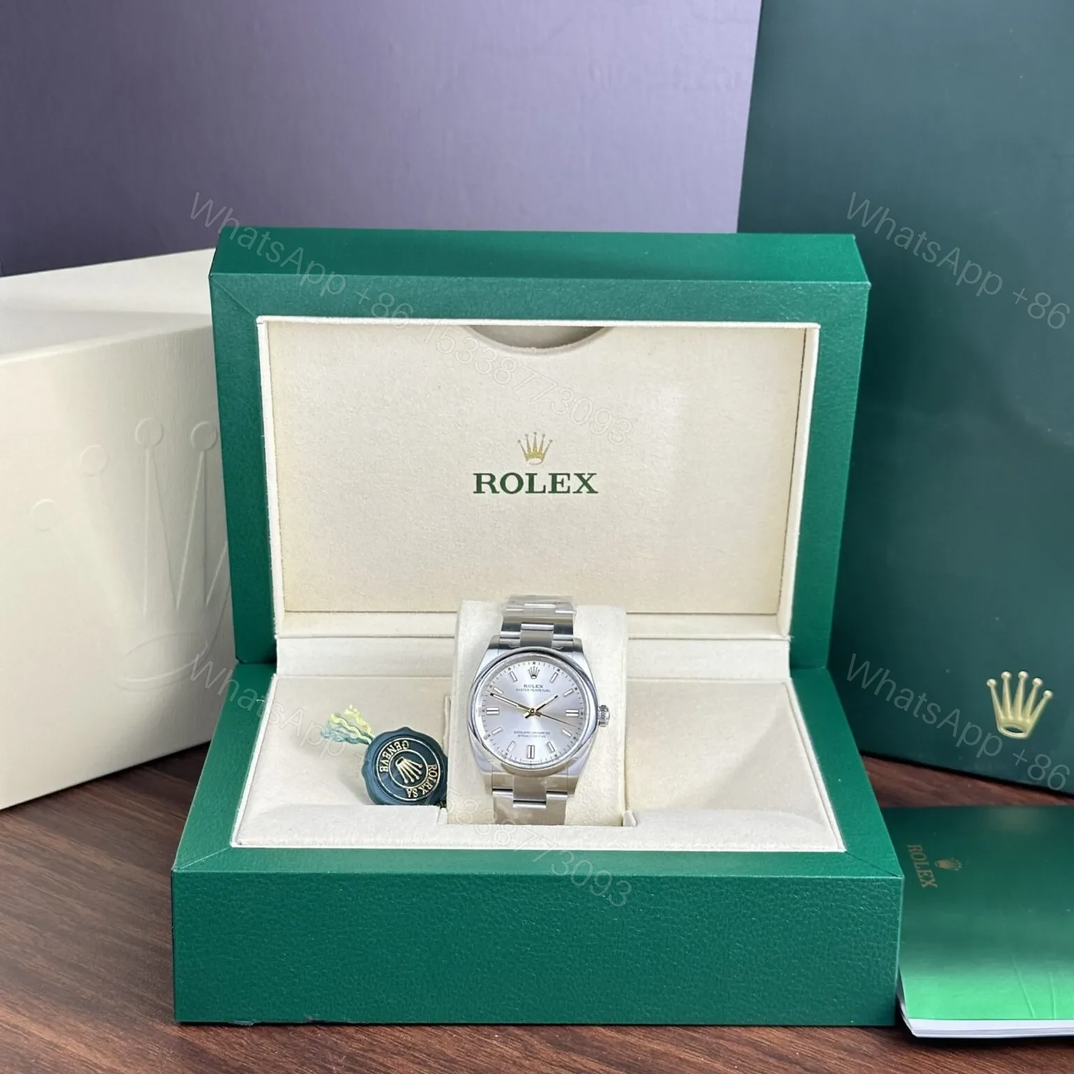 View 14 of Replica Rolex Oyster Perpetual Lady Silver Dial 277200 31 mm