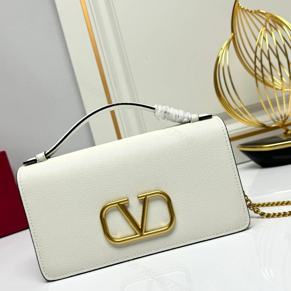 View 2 of VALENTINO GARAVANI VLOGO SIGNATURE GRAINY WALLET WITH WHITE BLACK 22CM