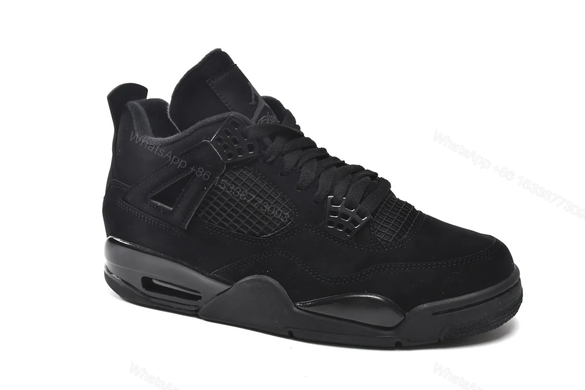 View 13 of Air Jordan 4 Retro “Black Cat” CU1110-010(Top Quality)