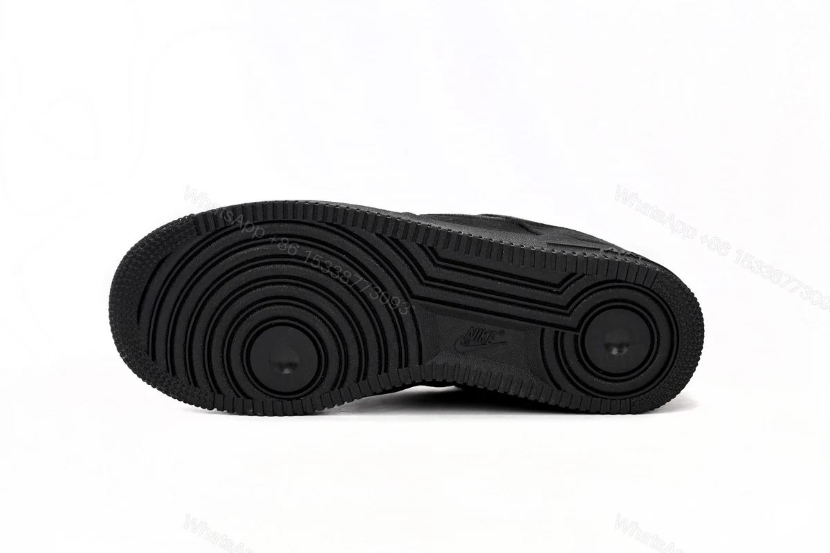 View 6 of Stussy x Nike Air Force 1 Low “Black” CZ9084-001