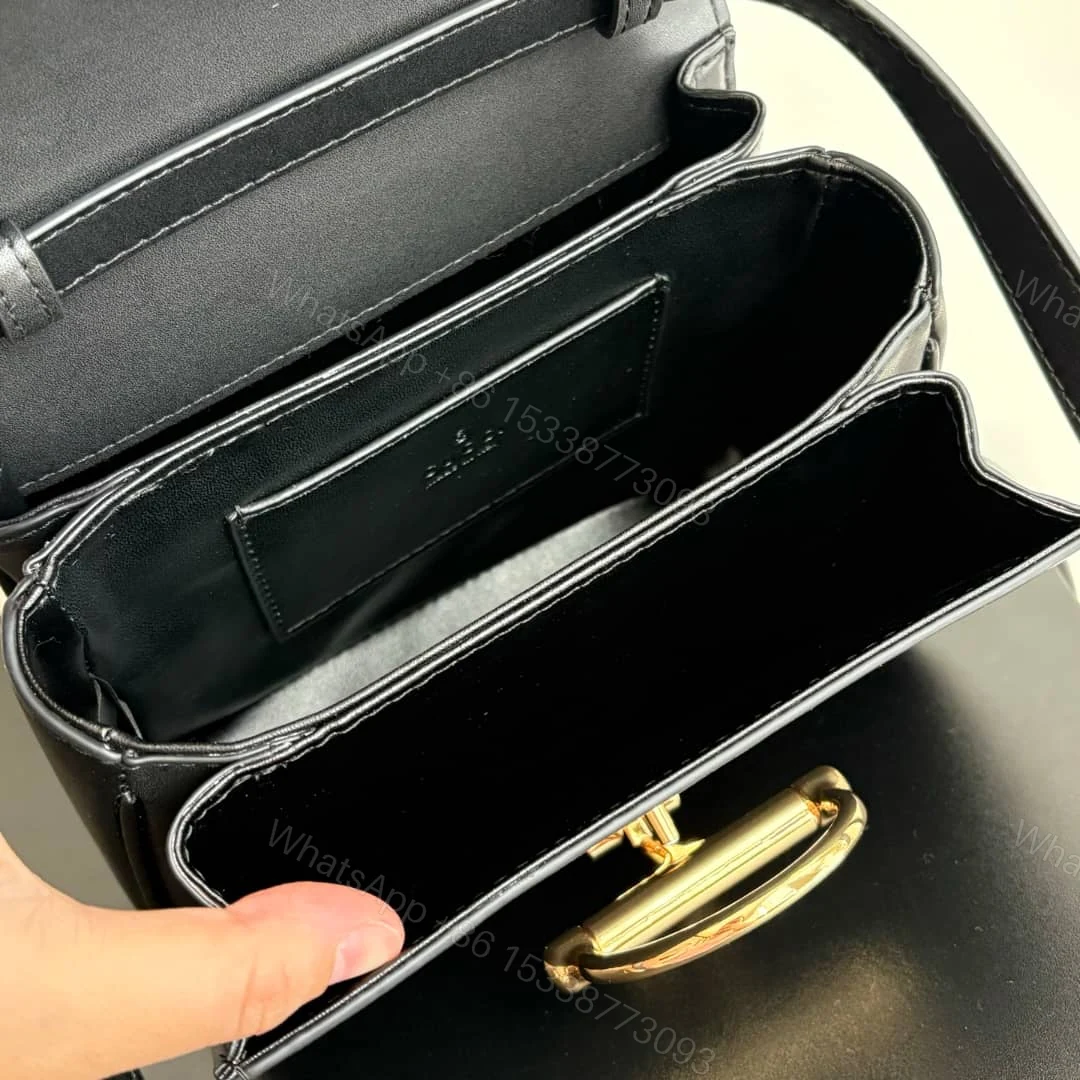 View 6 of Gucci Siena Small Top Handle Bag Black 19Cm