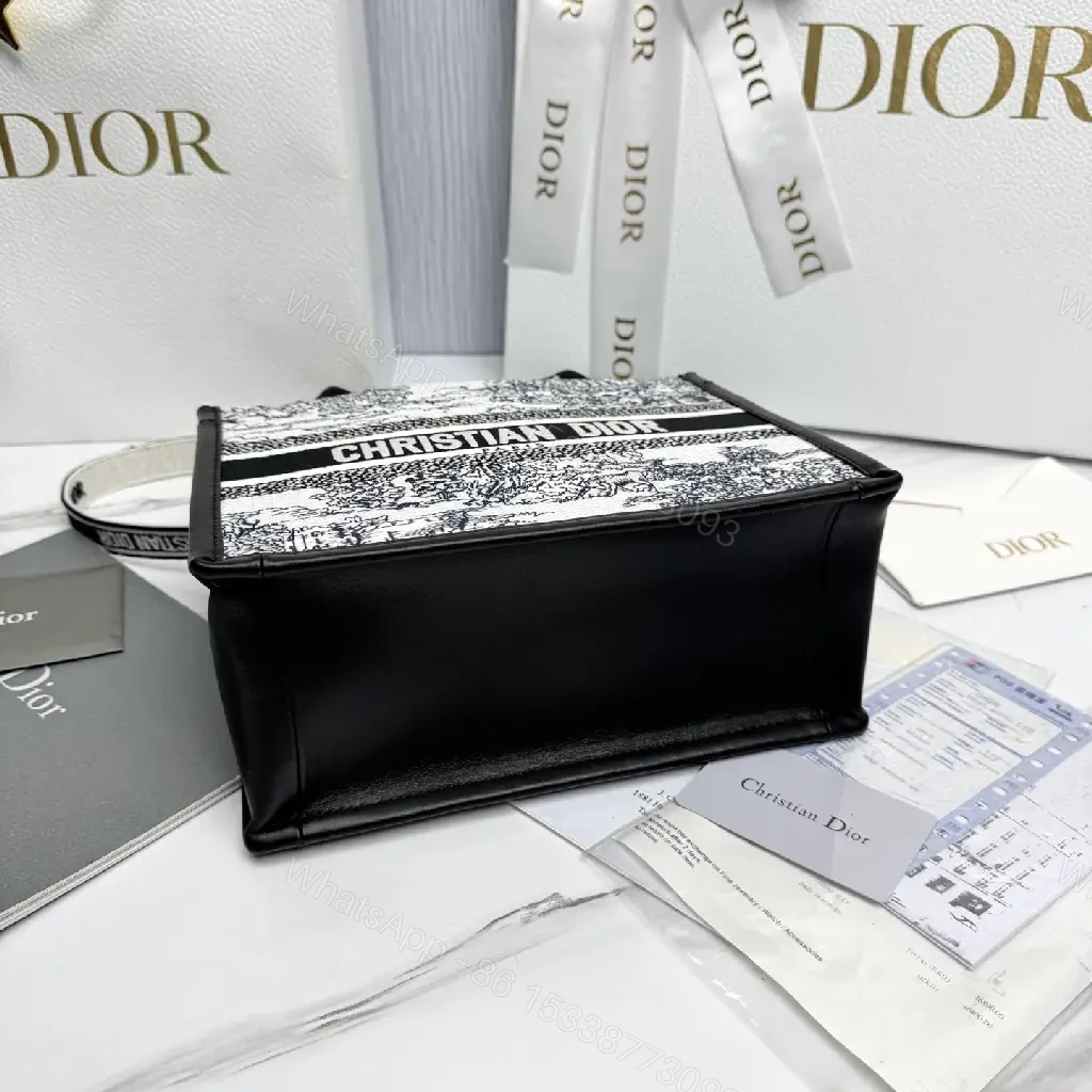 View 7 of Monochrome Luxe Tote: Structured Compact Everyday Carry