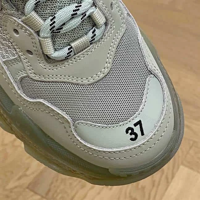 View 4 of BALENCIAGA MEN’S TRIPLE S SNEAKER CLEAR SOLE – BB197