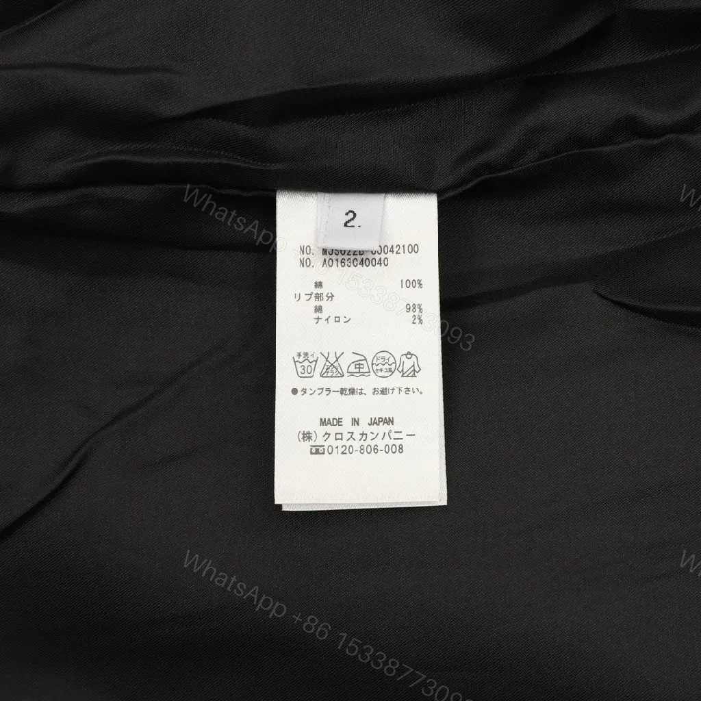 View 10 of Bold Black & Off-White Varsity Jacket with Embroidered Graffiti Details