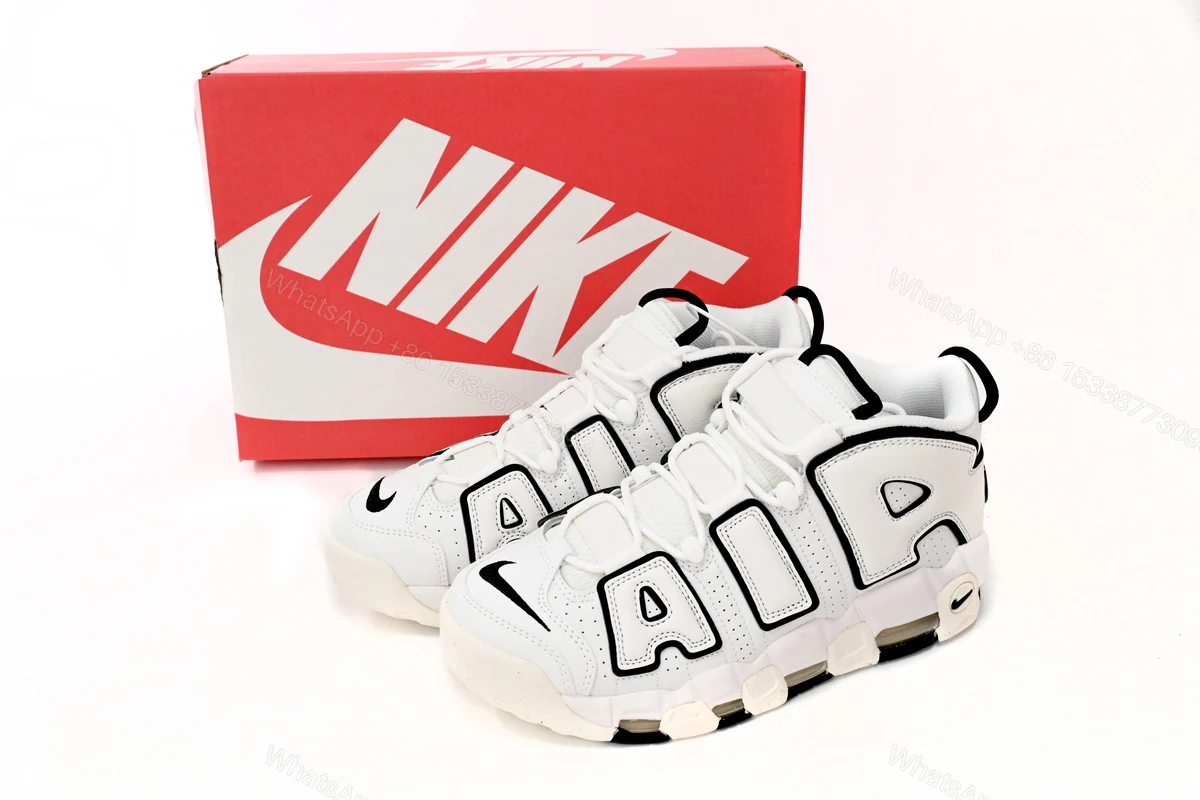 View 2 of Nike Air More Uptempo Summit White Black Sail DO6718-100