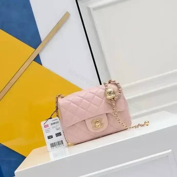 CHANEL CC Lambskin Leather Flap Shoulder Bag — view 1