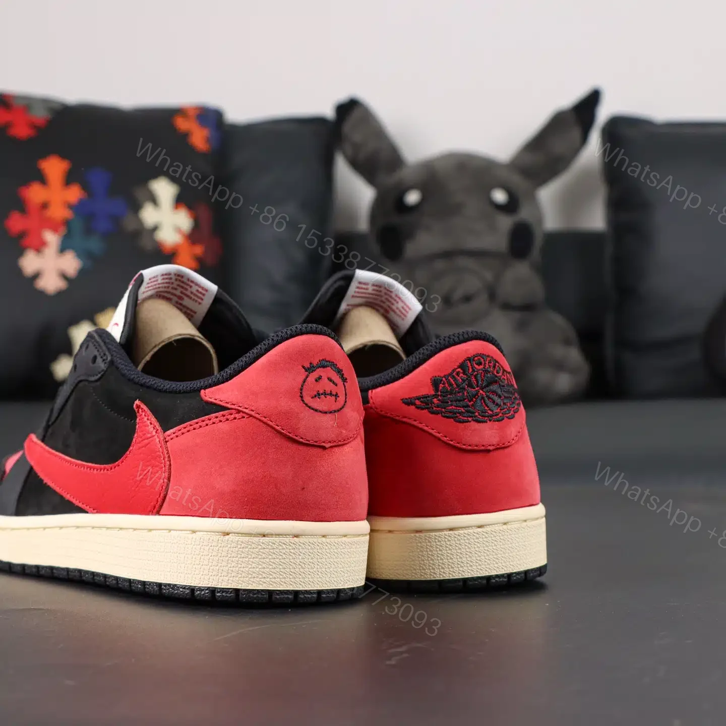 View 5 of Travis Scott x Jordan Air Jordan 1 Bred Reps
